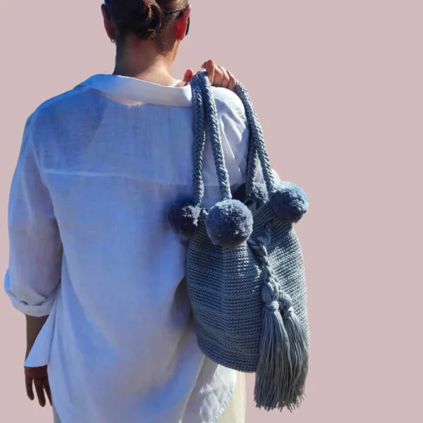 Bolsa gris