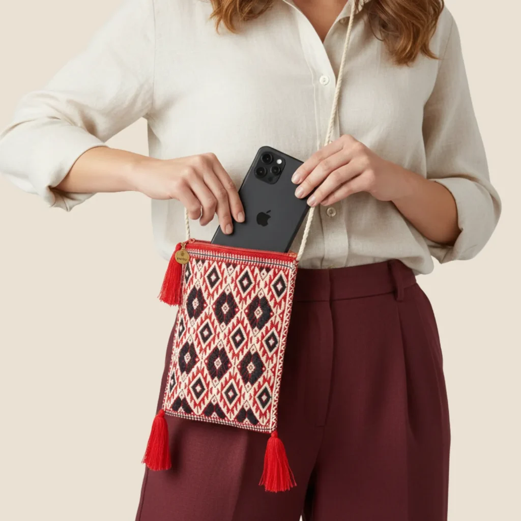 bolsita artesanal para tel