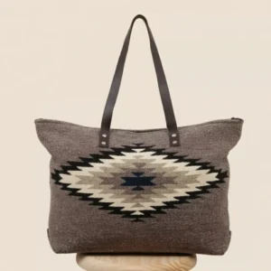 bolso para viaje color gris de lana