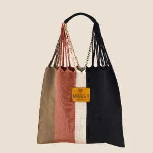bolsa hermosa tote de telar