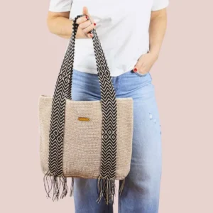 Tote unisex tejido