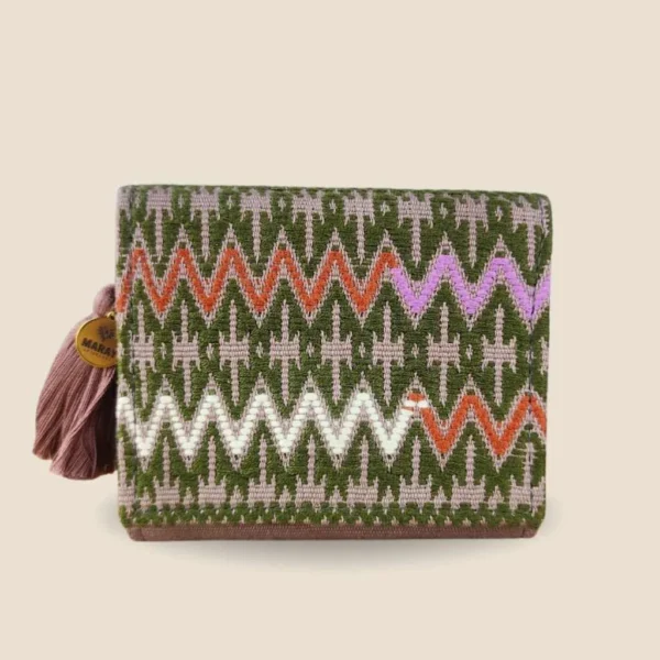 Cartera pequeña brocada