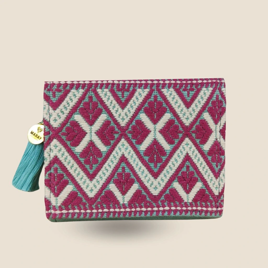 cartera mini aqua