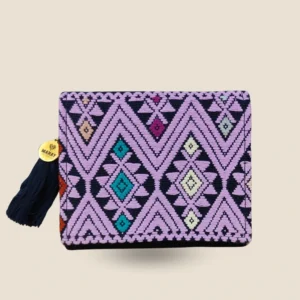 cartera morada