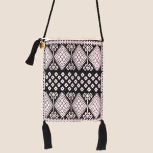 portaceular rosa y negro