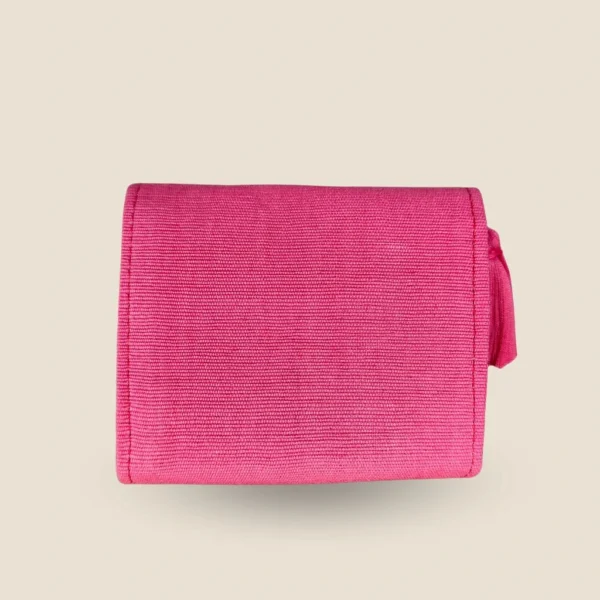 cartera rosa pequeña