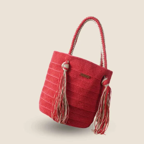 Bolsa mujer tejida