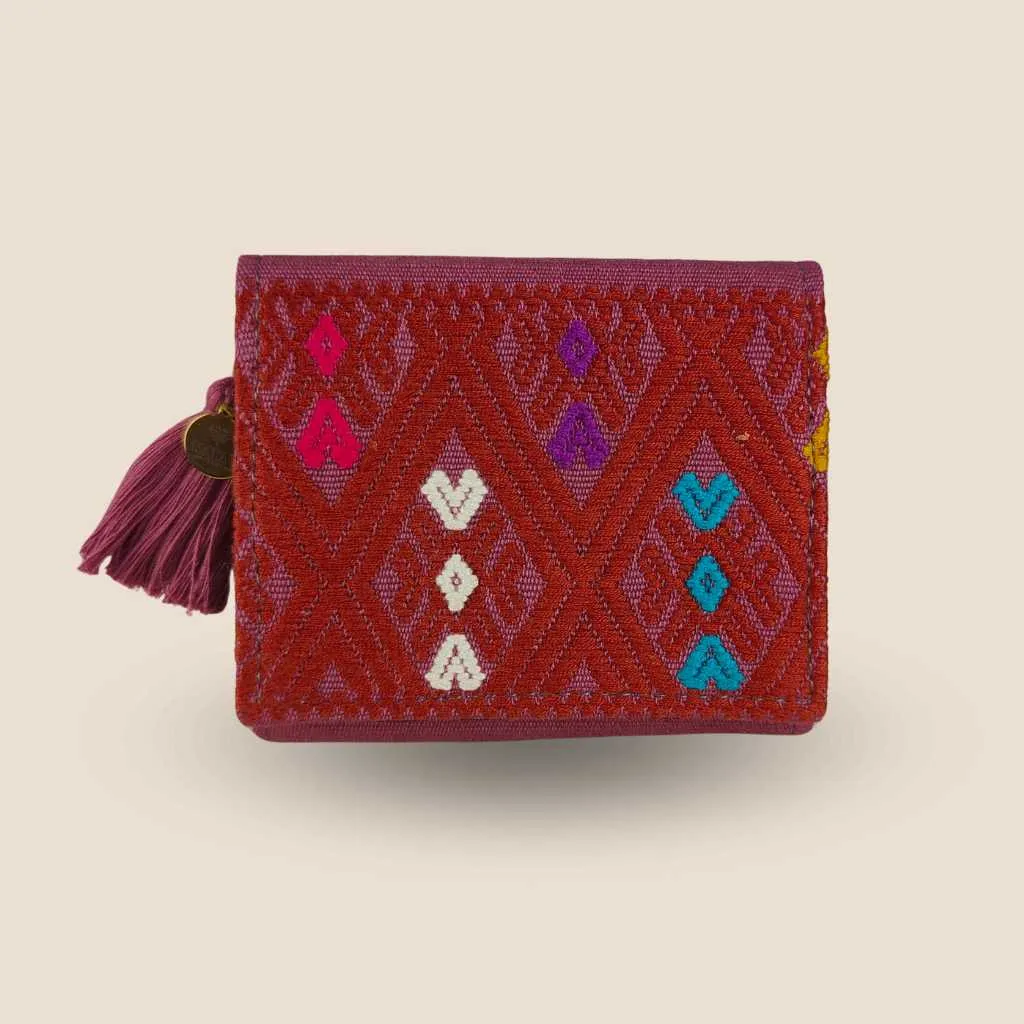 Cartera mini artesanal