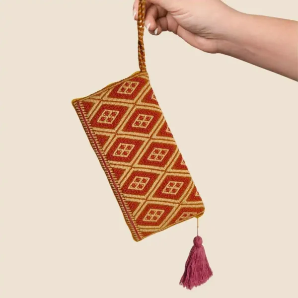 Cartera handmade telar cintura
