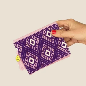 cartera de mujer rosa
