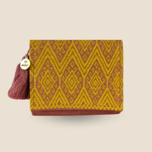 cartera mini color dorado