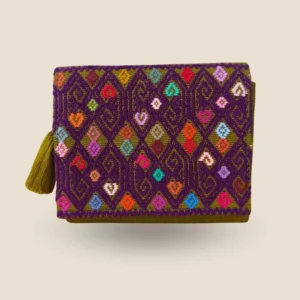 cartera mini colores y verde