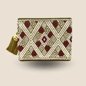 cartera tonos verde mini