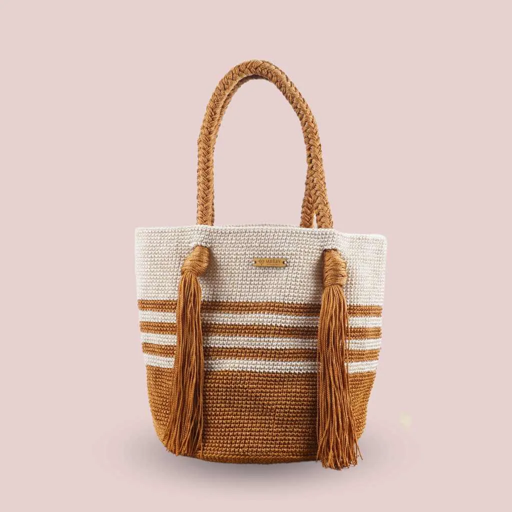 Bolsa hombro caramelo