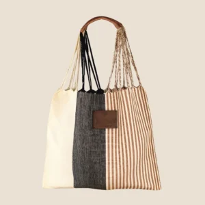 bolso de algodón hecho a mano