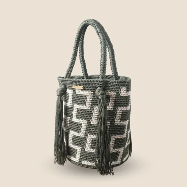 Bolsa Deia Greca Oliva - Imagen 4