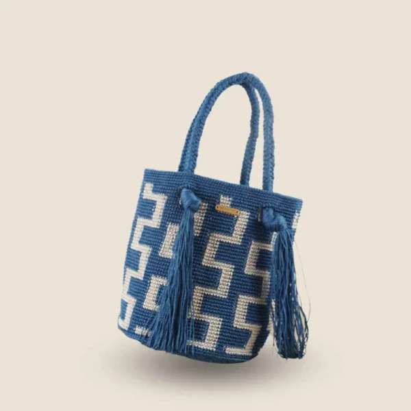 Bolsa azul petróleo