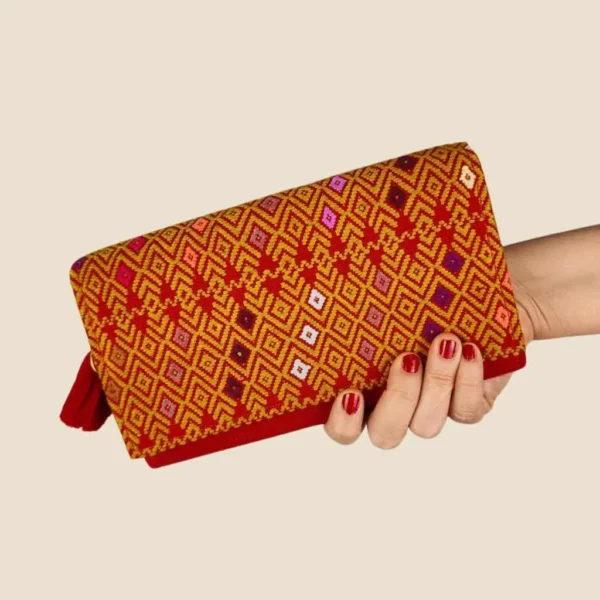 Bolsa mano roja