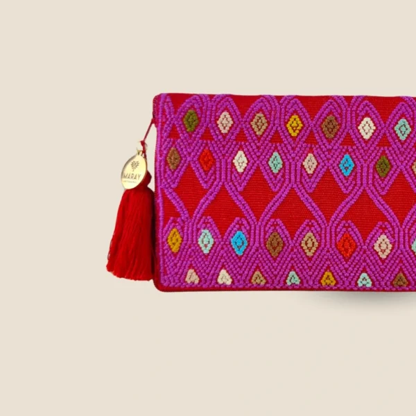 cartera colorida mexicana