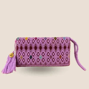 cartera morada