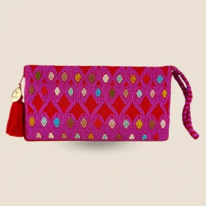 cartera telar colorida
