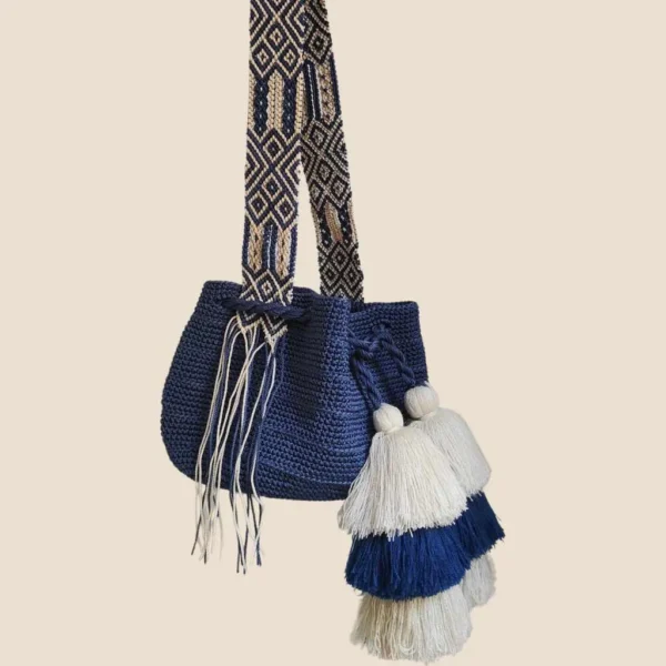 Bolsa bandolera azul
