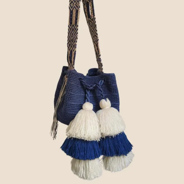 Bolsa bandolera azul