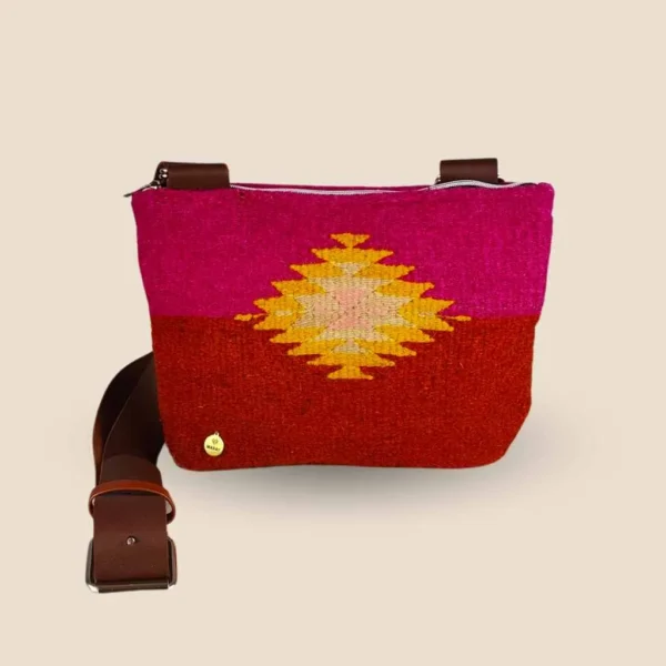 Bolsa lana bicolor
