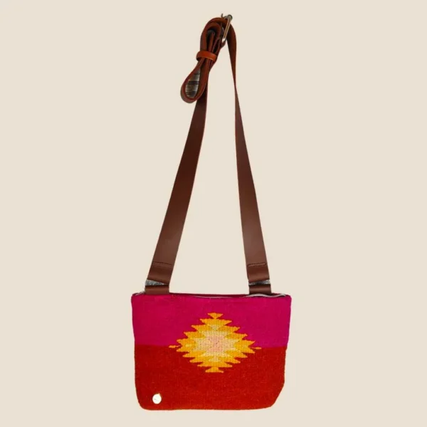 Bolsa lana bicolor