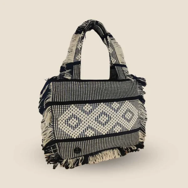 Bandolera telar negra
