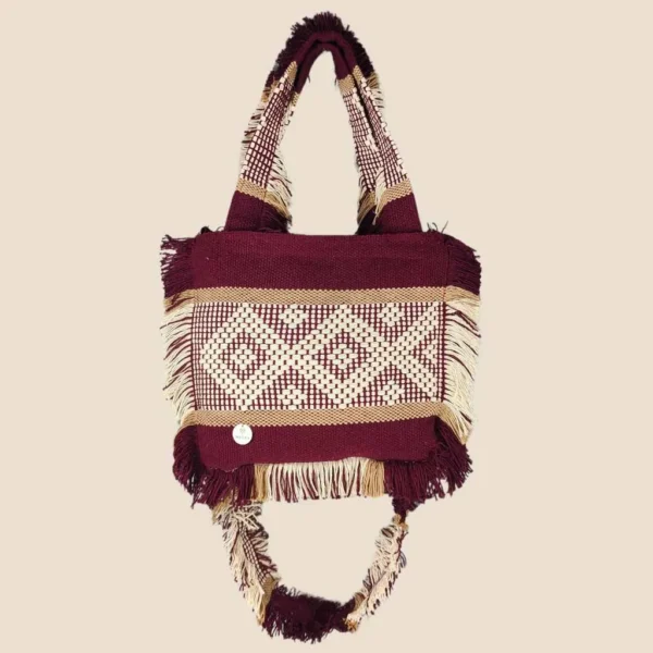 Bolsa bandolera tinto