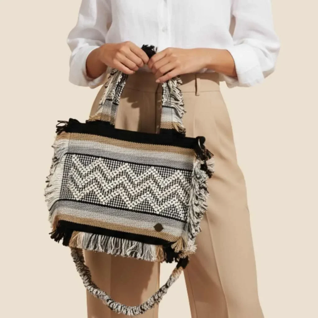 Bolsa negra telar pedal