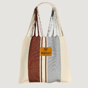 bolsa clara de telar