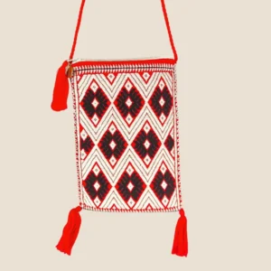 bolsa portacel rojo escarlta