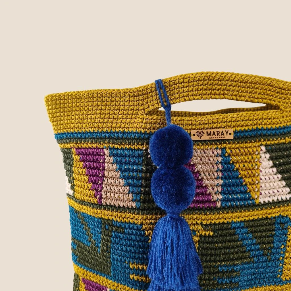 bolsa con figuras incas