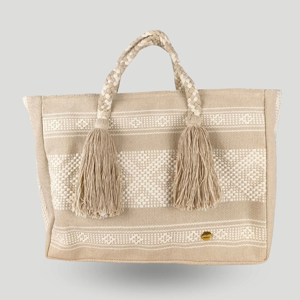 bolsa beige hermosa